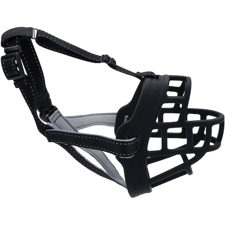 Coastal Pet Mastiff Soft Basket Muzzle 1365BLK6